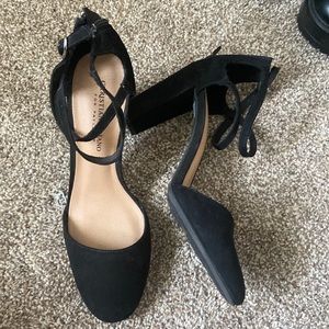 Christian Soriano ankle strap heels